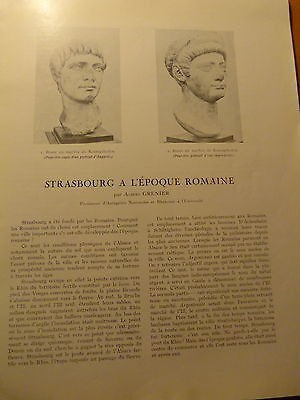 LA VIE EN ALSACE-N° spécial Strasbourg: A l'époque Romaine-Au Moyen-âge-Bugatti