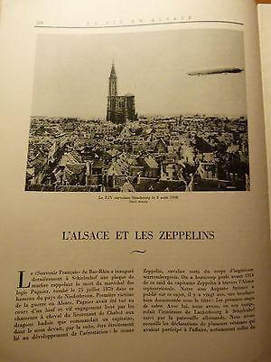 LA VIE EN ALSACE-Zeppelins-Allenbach-Mme de Lutzelbourg-Napoléon-Révolution-1933