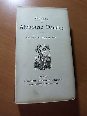 Oeuvres de Alphonse Daudet. Tartarin sur les Alpes-1933