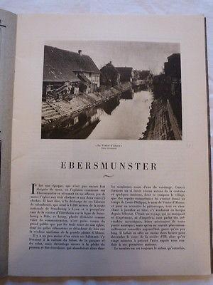 LA VIE EN ALSACE-Ebersmunster-Henri Ebel-Siège de Strasbourg en 1870-1929