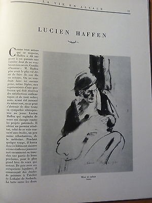 LA VIE EN ALSACE-Lucien Haffen-Marie Leczinska-Strasbourg-plage Baggersee-1931