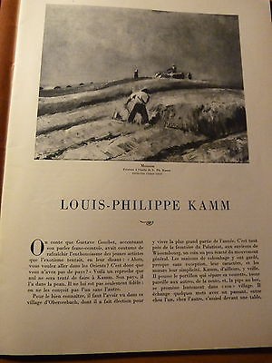 LA VIE EN ALSACE-Louis-Philippe Kamm-Jules Egé-Lily Schoenemann-Saverne-1938