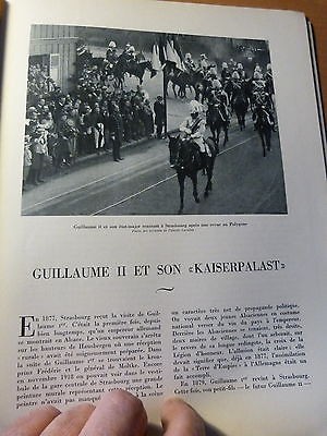 LA VIE EN ALSACE-Guillaume II et son "Kaiserpalast"Milice de Strasbourg-Louis XV