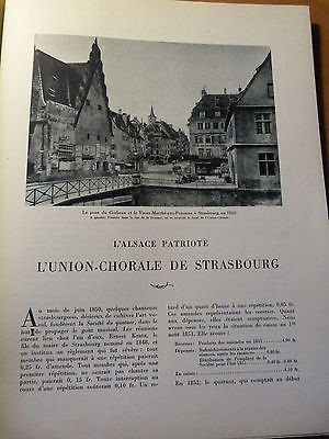 LA VIE EN ALSACE-L'Union-Chorale de Strasbourg-Régiment d'artillerie-Salzmann