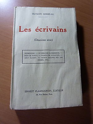 Octave Mirbeau-Les écrivains ( 1895-1910 )-Clémenceau-E. De Goncourt-Léon Daudet