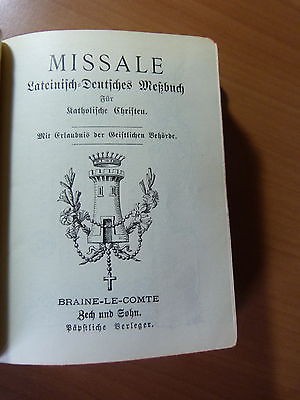 Missel-Missale Lateinisch Deutsches Messbuch für katholische Christen-1923