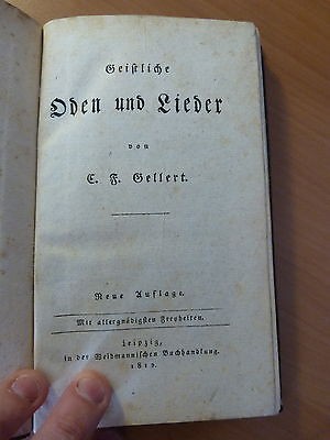 Christian Fürchtegott Gellert-Geistliche Oden und Lieder-Fabulisme et moralisme