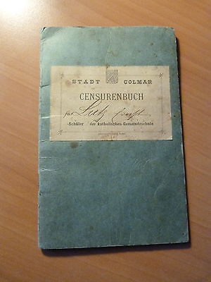 Stadt Colmar-Censurenbuch-Ecole-Schüler der Katholischen Gemeindeschule-1895