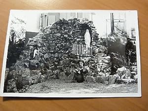 Grotte de Lourdes à Steinbrunn le Bas-Sundgau-Alsace-Altkirch-1958