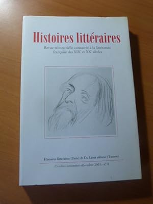 Histoires littéraires N° 8-Littérature française du XIXe et XXe siècles