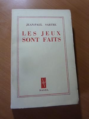Sartre Jean-Paul. Les jeux sont faits. 5e édition. 1947