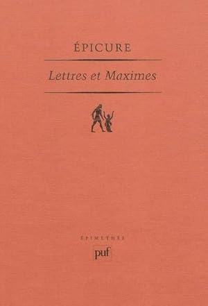 LETTRES ET MAXIMES