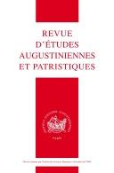 Revue d'Etudes Augustiniennes et Patristiques 2013, 59/2