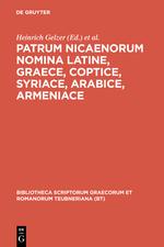 Patrum Nicaenorum nomina Latine, Graece, Coptice, Syriace, Arabice, Armeniace