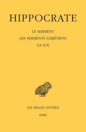 Tome I, 2e partie : Le Serment. Les Serments chrétiens. La Loi