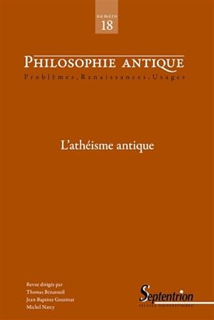 Philosophie antique n°18 : L'athéisme antique