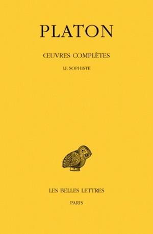 Oeuvres complètes. Tome VIII, 3e partie: Le Sophiste