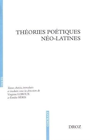 Théories poétiques néo-latines