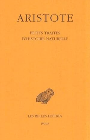 Petits traités d'histoire naturelle