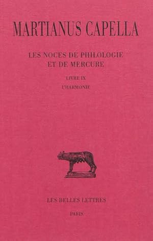 Les Noces de Philologie et de Mercure - Tome IX : L'harmonie
