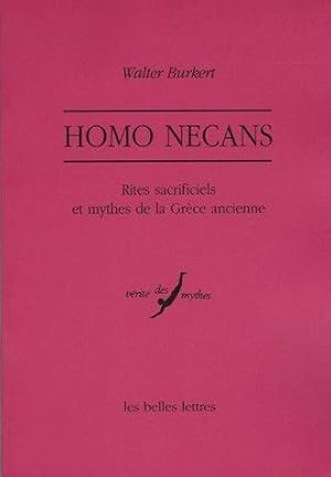 Homo Necans. Rites sacrificiels et mythes de la Grèce ancienne