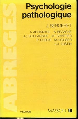 Psychologie pathologique - 9782294714832