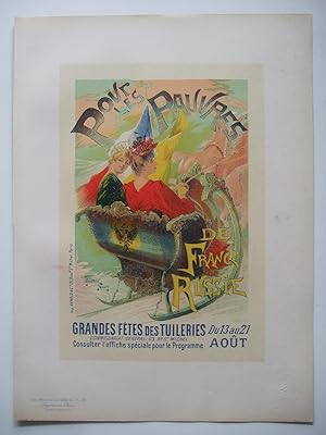 "Pour les pauvres de france et de Russie"