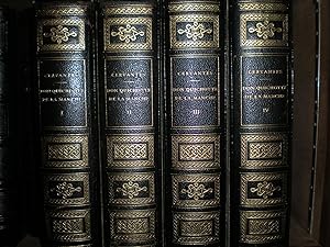 Histoire De L'ingénieux Hidalgo Don Quichotte De La Manche En 4 Volumes (traduction De Louis Viar...