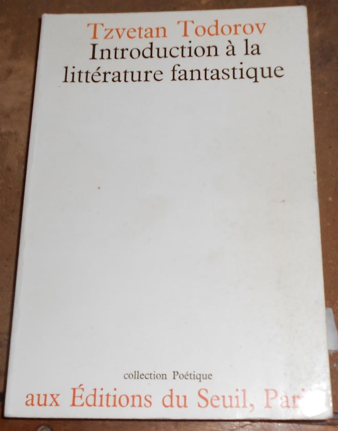 Introduction à la littérature fantastique.