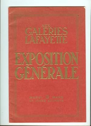 Exposition Générale Aux Galeries Lafayette
