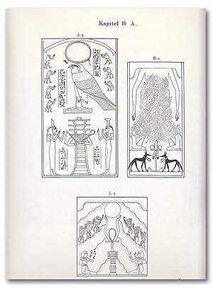 Das aegyptische Totenbuch [ägyptische Todtenbuch] der XVIII. bis XX. Dynastie, aus verschiedenen ...