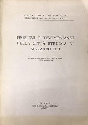 PROBLEMI E TESTIMONIANZE DELLA CITTA' ETRUSCA DI MARZABOTTO.,