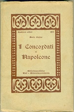 I CONCORDATI DI NAPOLEONE.,