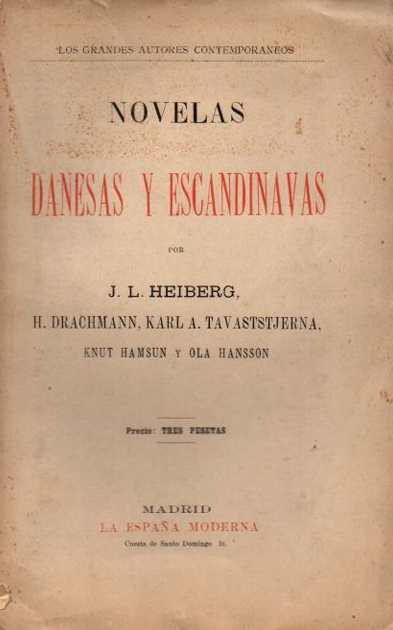 Novelas Danesas y Escandinavas. .