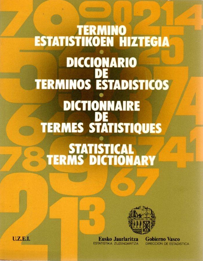 Diccionario de términos estadísticos (4 Idiomas) .