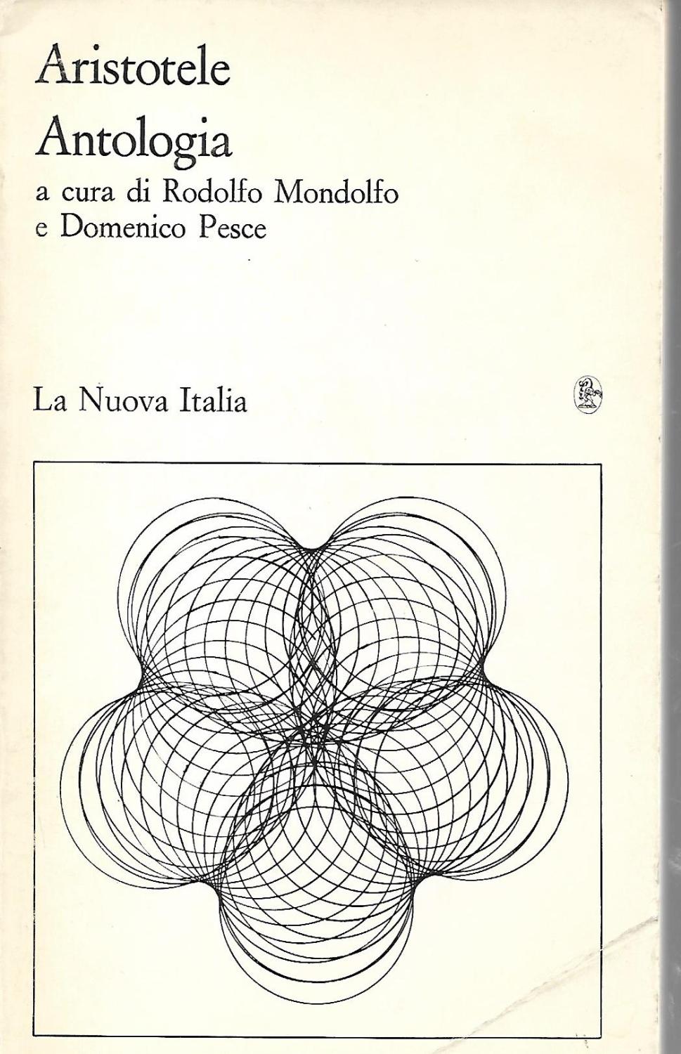 aristotele antologia - a cura di mondolfo rodolfo pesce domenico