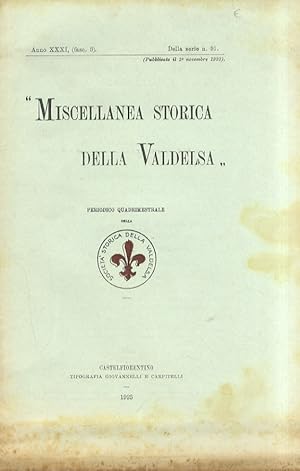 MISCELLANEA Storica della Valdelsa Periodico quadrimestrale della Società Storica della Valdelsa....