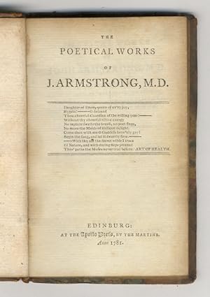 The Poetical Works (.) Containing his "Art of Health" in four Books, "Benevolence, an Epist.", "T...