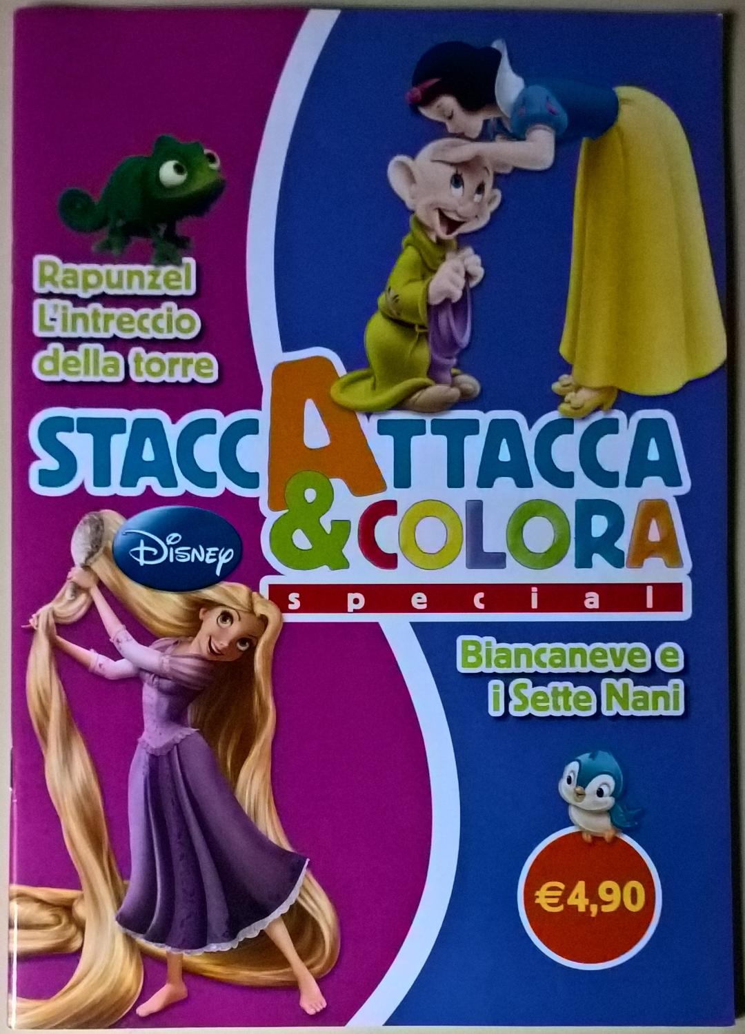 StaccaAttacca & Colora special: Rapunzel. L’intreccio della torre / Biancaneve e i Sette nani di Disney, - Disney