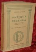 Antiqua et Recentia