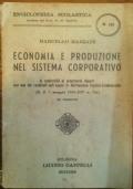 Economia e produzione nel sistema produttivo