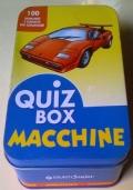 Quiz box - Macchine - 100 domande e risposte per conoscere