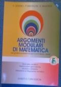 Argomenti modulari di matematica F per gli istituti professionali per il commercio - servizi