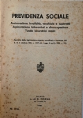 Previdenza Sociale. Assicurazione, invalidità, vecchiaia e superstiti (1952)