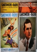 Il Canzoniere della Radio - 4 fascicoli del 1940-41