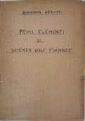 Primi elementi di scienza delle finanze