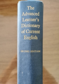 The Advenced Learner?s Dictionary of Current English