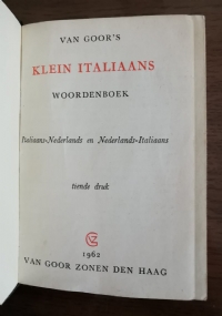 Klein italiaans woordenboek