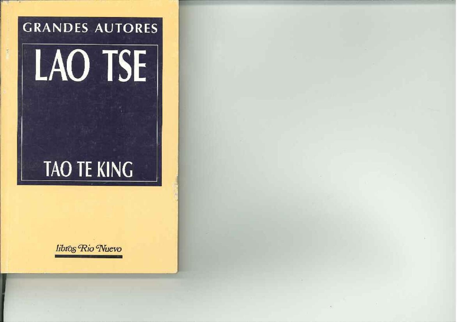 Tao te king (rustica ) (clasicos ucieza)