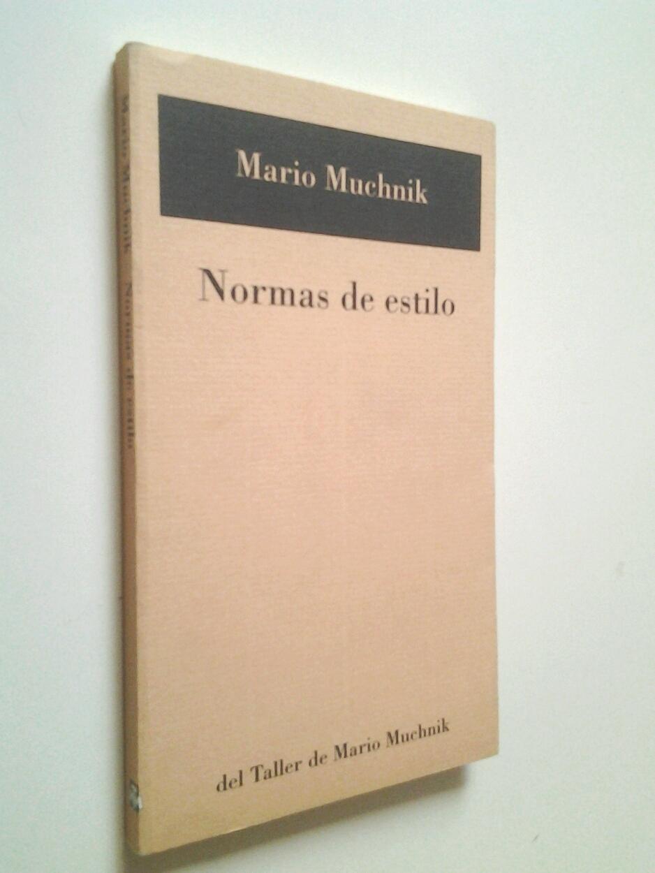 Normas de estilo - Mario Muchnik